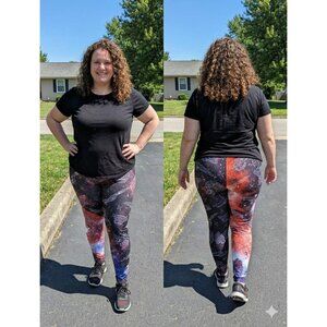 Star Trek Leggings 3XL Plus Size Galaxy Space Ships Sci-Fi Cosplay 2015